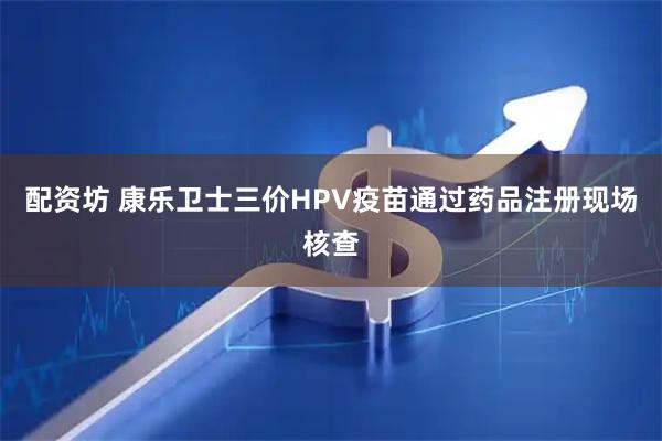 配资坊 康乐卫士三价HPV疫苗通过药品注册现场核查
